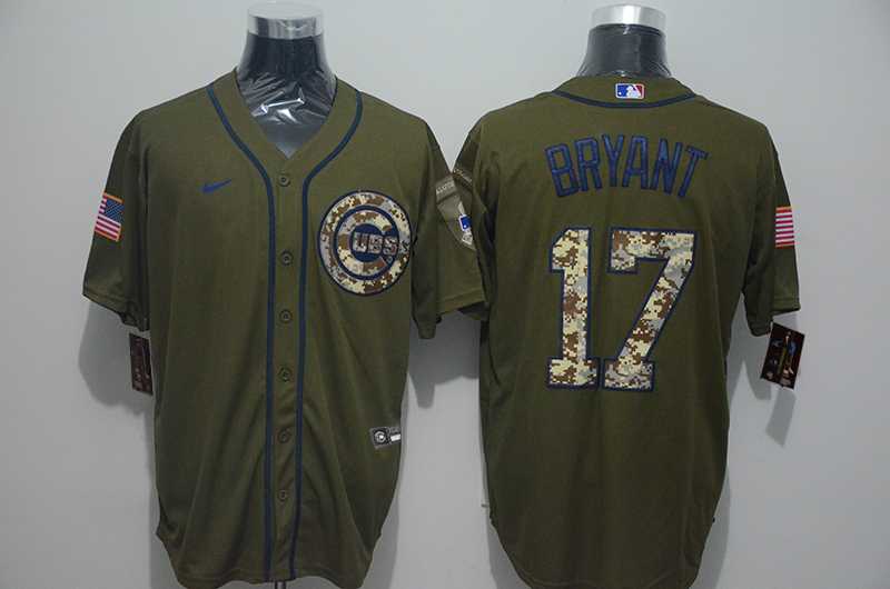 Cubs 17 Kris Bryant Olive 2020 Nike Cool Base Jersey,We sell and wholesale Cubs 17 Kris Bryant Olive 2020 Nike Cool Base Jersey on line form chian!